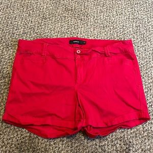 Red TORRID shorts!! Size 24.